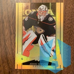 2021-22 Upper Deck Tim Hortons Gold Etchings John Gibson #G-8 Anaheim Ducks